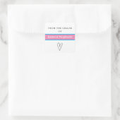 Personalisierte Aufkleber aus Weinkeller (Tasche)