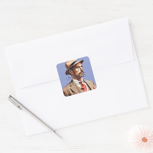 Personalisierte Aufkleber für benutzerdefinierte Q (Umschlag)