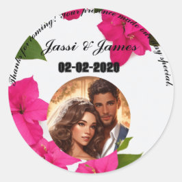 Personalisierte Aufkleber für Dankbarkeit