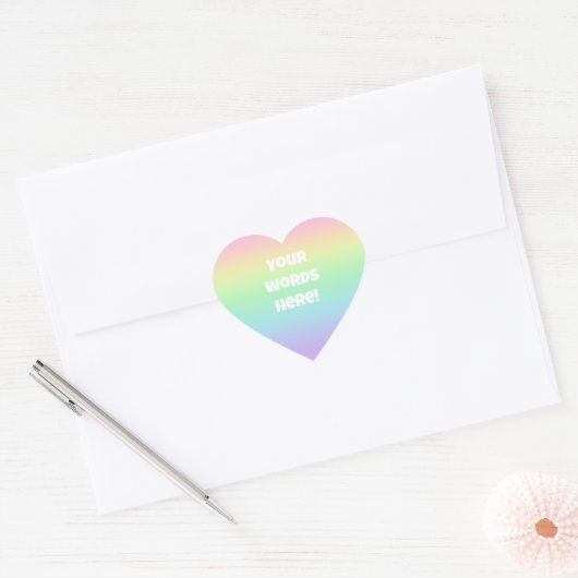 Personalisierte Aufkleber für den Rainbow-Envelope (Umschlag)