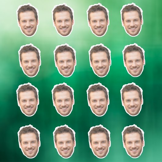 Personalisierte Aufkleber für die Gesichtshaut, be