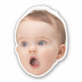 Personalisierte Aufkleber für die Gesichtshaut, Fo (Vorderseite)