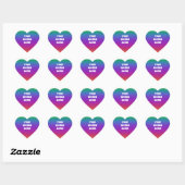 Personalisierte Aufkleber für die Rainbow-Envelope (Blatt)