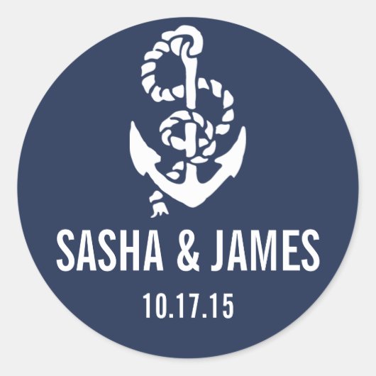 Personalisierte Aufkleber für Nautische Seile und (Vorderseite)