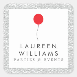 Personalisierte Aufkleber für Red Balloon