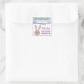 Personalisierte Aufkleber vom Osterhasen mit Liebe (Tasche)