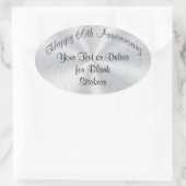 Personalisierte Aufkleber zum 60. Jubiläum IHREN T (Tasche)