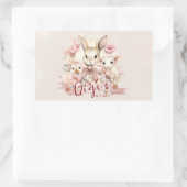 Personalisierte Aufkleber zum Party "Bunny, Chick (Tasche)