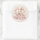 Personalisierte Aufkleber zum Party "Bunny, Chick  (Tasche)