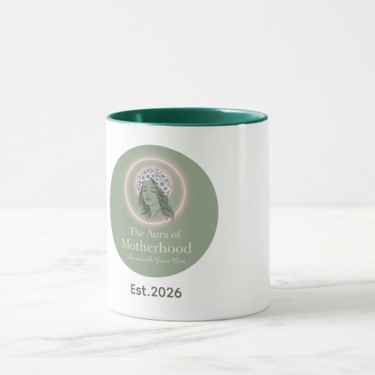 Personalisierte Aura der Mutterschaft - Zen Boho K Tasse (Zentrum)