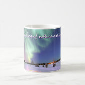 Personalisierte Aurora Borealis Nordlichter Kaffeetasse (Mittel)