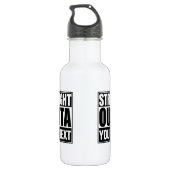 Personalisierte Ausfahrt Trinkflasche (Rückseite)