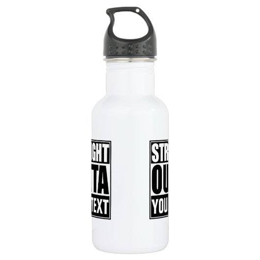 Personalisierte Ausfahrt Trinkflasche (Rückseite)