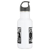 Personalisierte Ausfahrt Trinkflasche (Vorderseite)