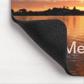 Personalisierte Aussicht auf den See Mousepad (Ecke)