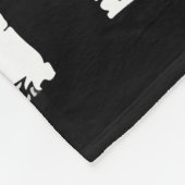 Personalisierte Ausweisung der dünnen gelben Linie Fleecedecke (Ecke)