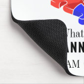 Personalisierte Autismus-Bewusstseinsbildung Mousepad (Ecke)
