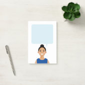 Personalisierte Avatar-Hinweise Post-it Klebezettel (Büro)