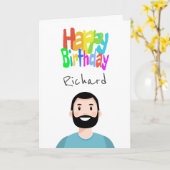 Personalisierte Avatar-Karte Karte (Gelbe Blume)