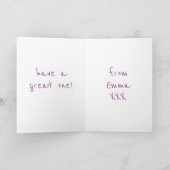 Personalisierte Avatar-Karte Karte (Innenseite)