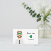 Personalisierte Avatar-Visitenkarte Visitenkarte (Stehend Vorderseite)