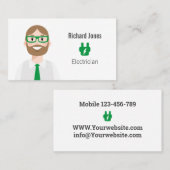 Personalisierte Avatar-Visitenkarte Visitenkarte (Vorne/Hinten)