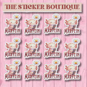 Personalisierte Axolotl Aufkleberpackung - Individ Aufkleber