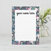 Personalisierte Axolotl-Notecards Dankeskarte (Stehend Vorderseite)