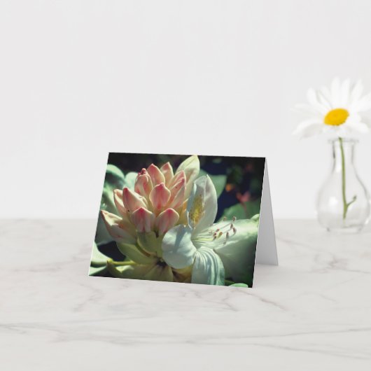 Personalisierte Azalea-Blume Karte (Kleines Gewächs)