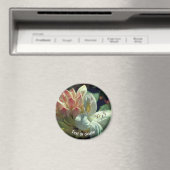 Personalisierte Azalea Blume Magnet (In Situ (Geschirrspüler))