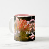 Personalisierte Azalea Blume Zweifarbige Tasse (Vorderseite Links)