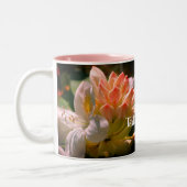 Personalisierte Azalea Blume Zweifarbige Tasse (Links)