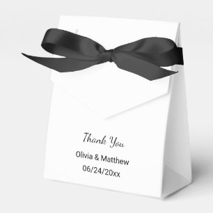 Personalisierte B&W-Bevorzugung Geschenkschachtel