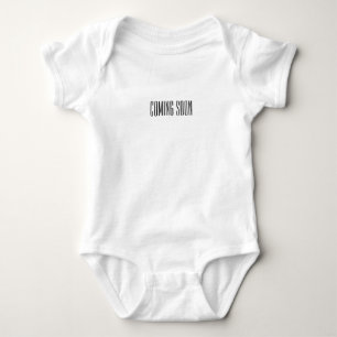 PERSONALISIERTE BABY-ANKÜNDIGUNG AUF RÜCKSEITE BABY STRAMPLER