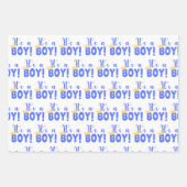 Personalisierte Baby Boy Dusche Geschenkpapier Set (Vorderseite 2)