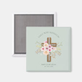 Personalisierte BABY-Dedication Magnet (Vorderseite/Rückseite)