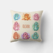 Personalisierte Baby Dragons Kissen (Rückseite)