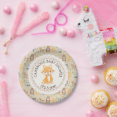 Personalisierte Baby Dusche Teller Woodland Themed (Party)