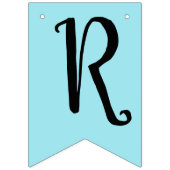 Personalisierte Baby-Duschen-Flagge Wimpelkette (Zweite Fahne)