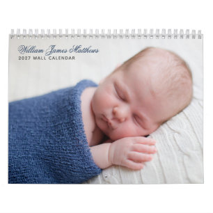 Personalisierte Baby-Jungen-Fotos Neugeborenen-Bil Kalender