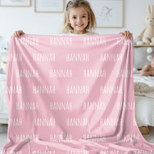 Personalisierte Baby Namensdecke als Geschenk für 
