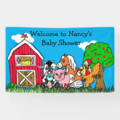 Personalisierte Babydusche Banner (Horizontal)