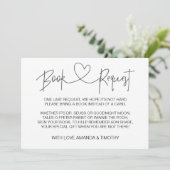 Personalisierte Babydusche Buchkarten Einladung (Stehend Vorderseite)