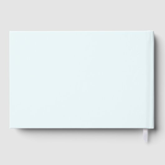 Personalisierte Babydusche Gästebuch (Rückseite)