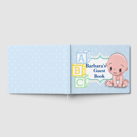 Personalisierte Babydusche Gästebuch (Voll)