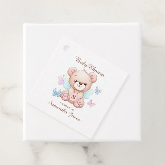 Personalisierte Babydusche Geschenkanhänger (Beispiel)