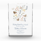 Personalisierte Babydusche Keepskae Fotoblock (Vorderseite)