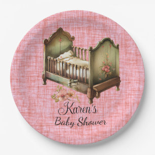 Personalisierte Babydusche Pappteller