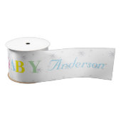 Personalisierte Babydusche Satinband (Spule)