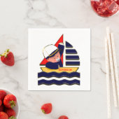 personalisierte Babydusche Serviette (Beispiel)